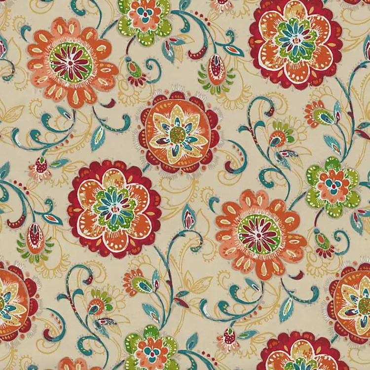 Kirklands Home Lily Paisley Tufted Outdoor Seat Cushion, Set of 2 Discount
