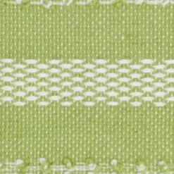 Kirklands Home Lime Woven Stripe Reversible Outdoor Square Pillow Best