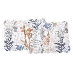 Kirklands Home Lina Floral Scalloped Table Runner Multi Hot