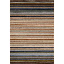 Kirklands Home Linear Seaside Outdoor Area Rug, 9x12 Multi Best