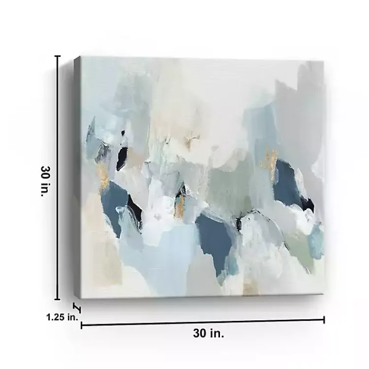 Kirklands Home Little Talks II Giclee Canvas Art Print, 30x30 in. Blue