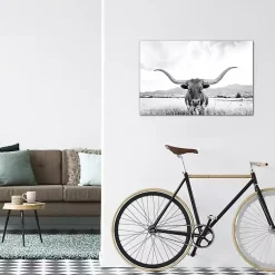 Kirklands Home Longhorn Giclee Canvas Art Print Sale
