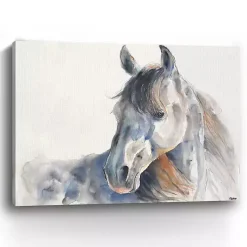 Kirklands Home Looking Back Giclee Canvas Art Print White New