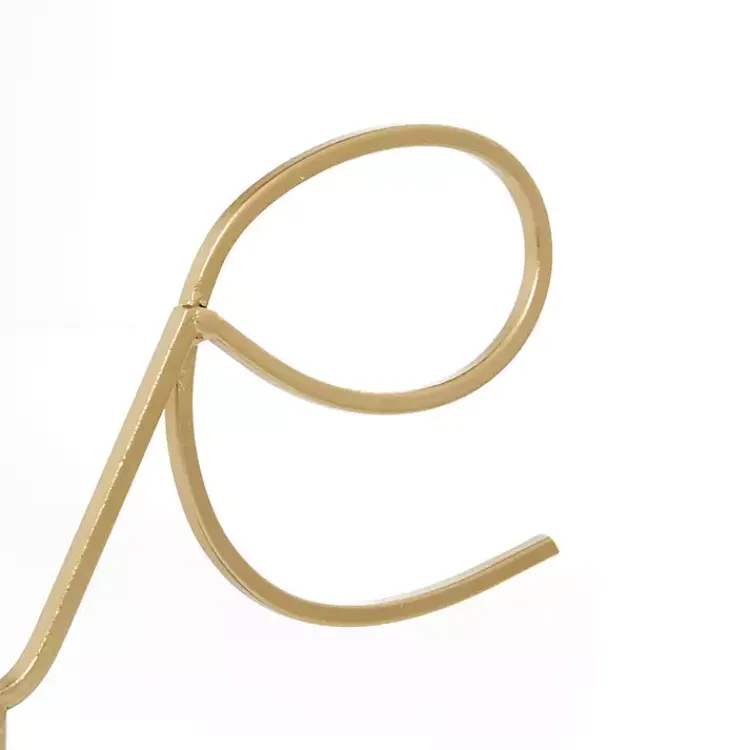 Statues & Figurines>Kirklands Home Looping Love Tabletop Sign Gold