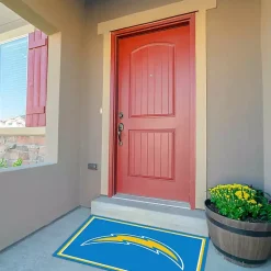 Kirklands Home Los Angeles Chargers Area Rug, 3x4 Blue
