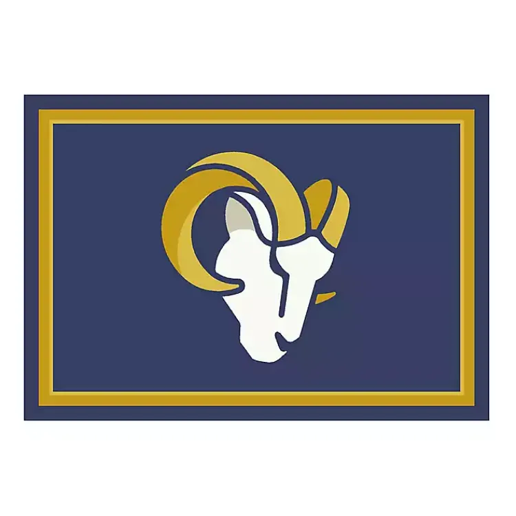 Kirklands Home Los Angeles Rams Area Rug, 4x6 New