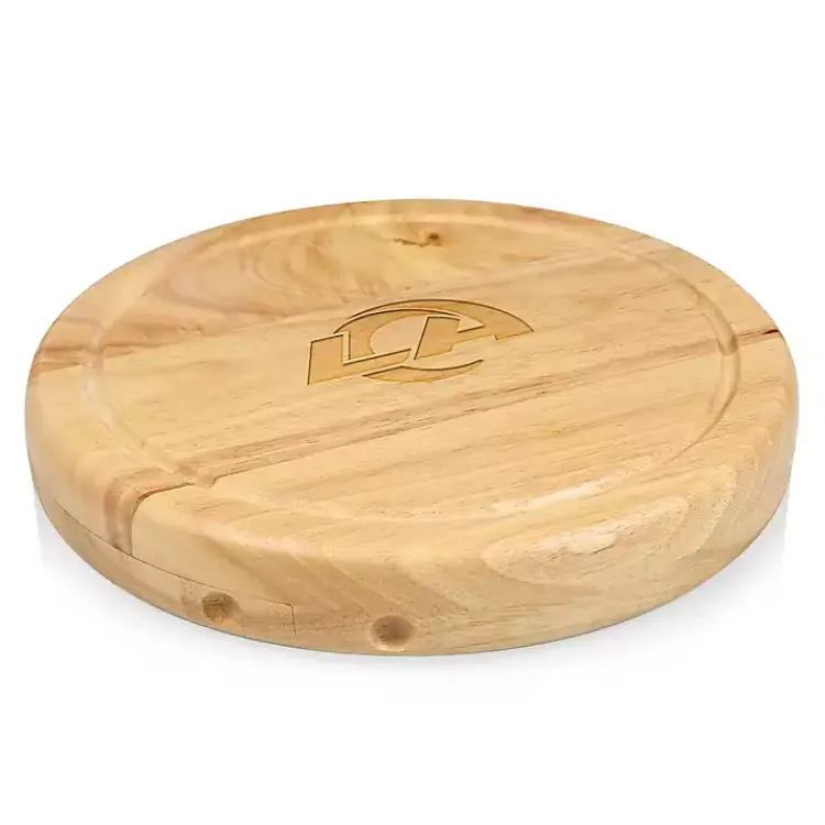 Kirklands Home Los Angeles Rams Cheese Board and Tool Set Tan New