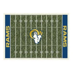 Kirklands Home Los Angeles Rams Home Field Area Rug, 6x8 Green Sale