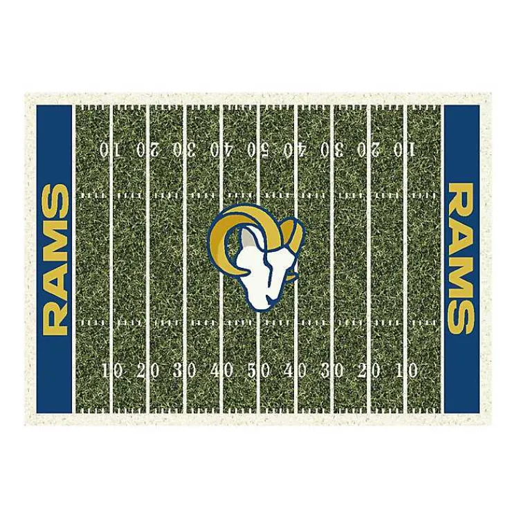 Kirklands Home Los Angeles Rams Home Field Area Rug, 6x8 Green Sale