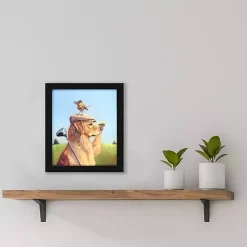 Kirklands Home Lost Ball Framed Art Print New