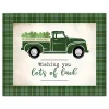 St Patricks Day Decorations>Kirklands Home Lots of Luck Truck Canvas Wall Plaque