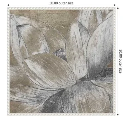 Kirklands Home Lotus Blossom Framed Canvas Art Print Clearance