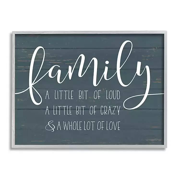 Kirklands Home Loud Family Framed Giclee Canvas Art Print Online
