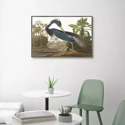 Kirklands Home Louisiana Heron Framed Canvas Art Print Discount