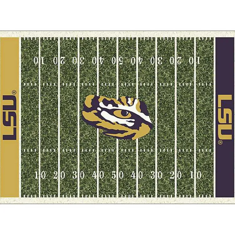 Kirklands Home Louisiana State University Home Field Area Rug, 6x8 Green Online