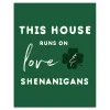 St Patricks Day Decorations>Kirklands Home Love & Shenanigans Canvas Art Print