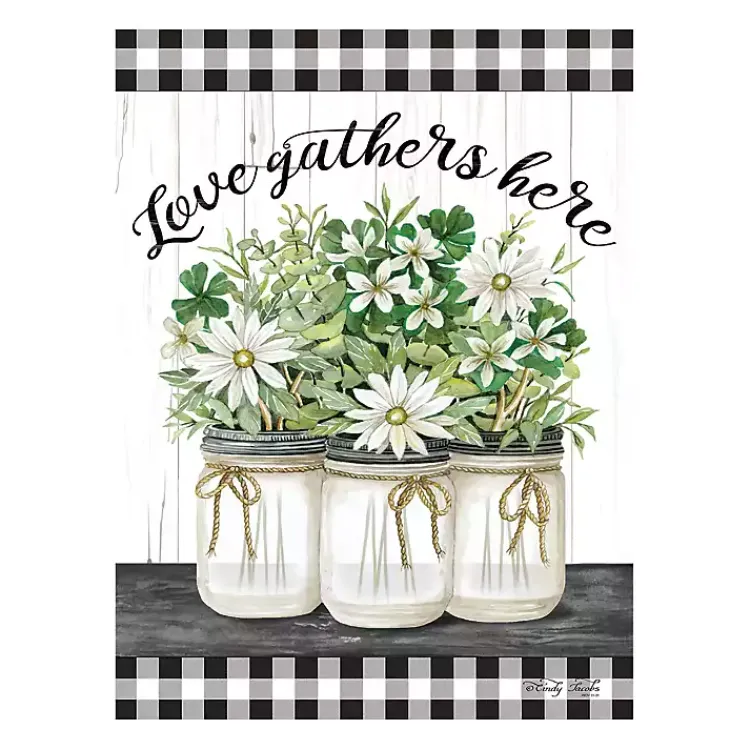 Kirklands Home Love Gathers Here Giclee Canvas Art Print Sale