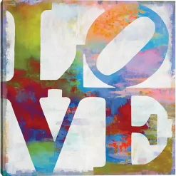 Kirklands Home Love in Color Canvas Art Print Hot