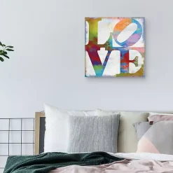 Kirklands Home Love in Color Canvas Art Print Hot