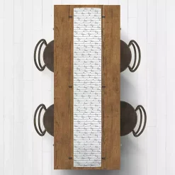 Kirklands Home Love Script Pattern Table Runner, 72 in. Discount