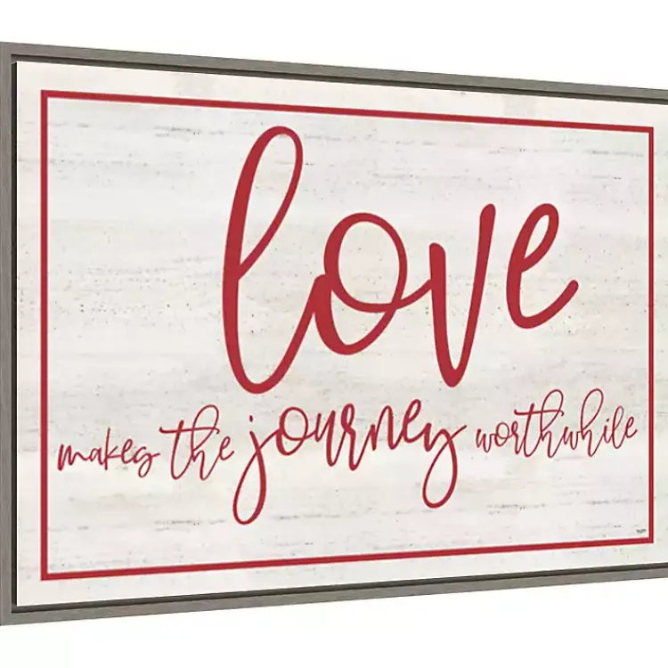 Valentines Day Decorations>Kirklands Home Love The Journey Valentine's Framed Wall Art