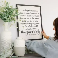 Kirklands Home Love Your Family Framed Wall Plaque Discount