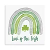St Patricks Day Decorations>Kirklands Home Luck of the Irish Rainbow Canvas Art Print