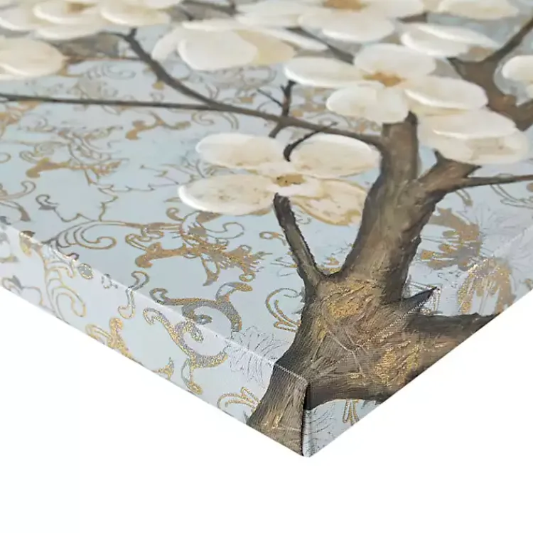 Kirklands Home Luminous Gold Foil Bloom Canvas Art Print Clearance