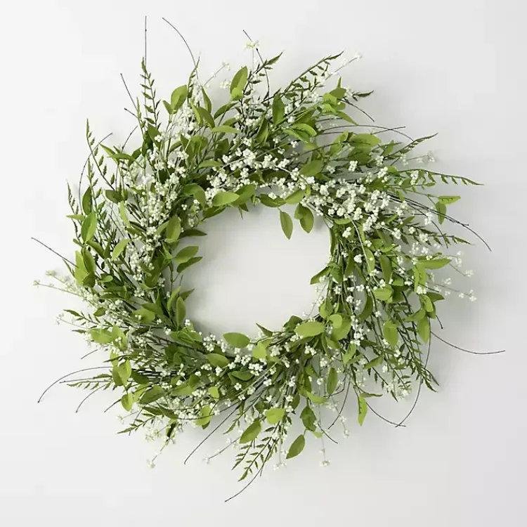 Wreaths>Kirklands Home Lush Leaf and Berry Wreath