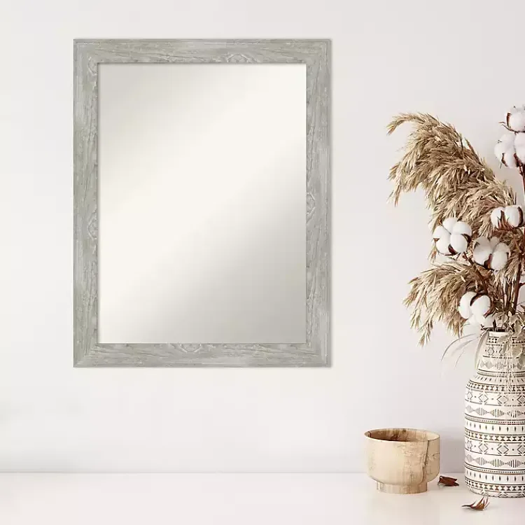 Kirklands Home Lyndon Dove Gray Wood Framed Mirror Discount