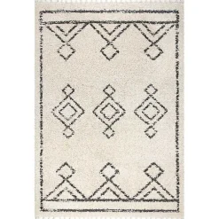 Kirklands Home Macey Moroccan Diamond Area Rug, 5x8 Best