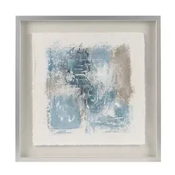 Kirklands Home Madison Park Blue Abstract Framed Art Print Outlet
