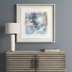 Kirklands Home Madison Park Blue Abstract Framed Art Print Outlet