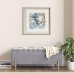 Kirklands Home Madison Park Blue Abstract Framed Art Print Outlet