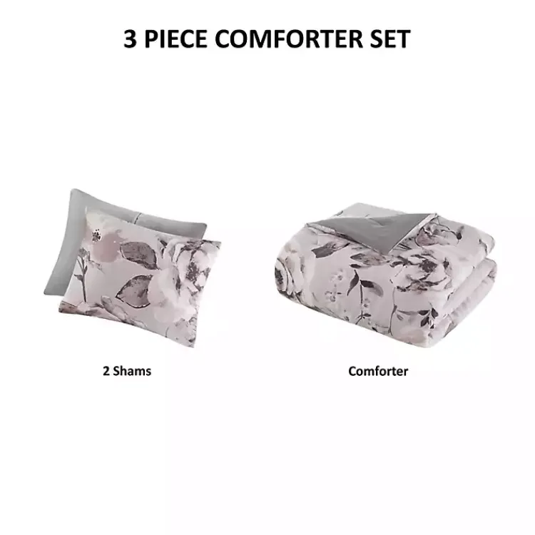 Kirklands Home Madison Park Penny 3-pc. Full/Queen Comforter Set Purple Clearance