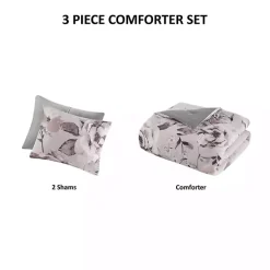 Kirklands Home Madison Park Penny 3-pc. King Comforter Set Purple Best