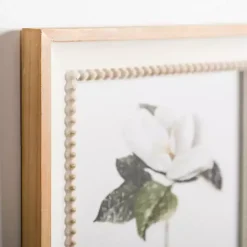 Kirklands Home Magnolia Beaded Framed Art Print Sale