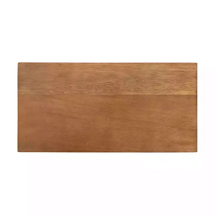Kirklands Home Mango Wood & Slim Karlsen Accent Table Gold