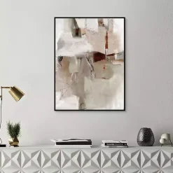 Kirklands Home Manifestation Framed Canvas Art Print Gray