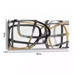Kirklands Home Many Ways Abstract Canvas Art Print, 60x30 in. New