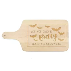 Halloween>Kirklands Home Maple Gone Batty Halloween Cutting Board Tan