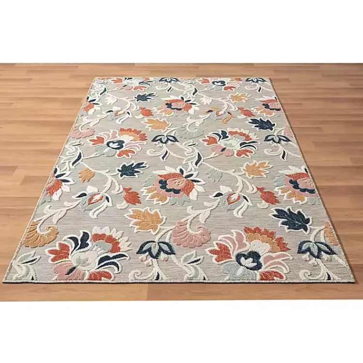 Kirklands Home Mara Floral Blossom Indoor/Outdoor Area Rug, 5x7 Online