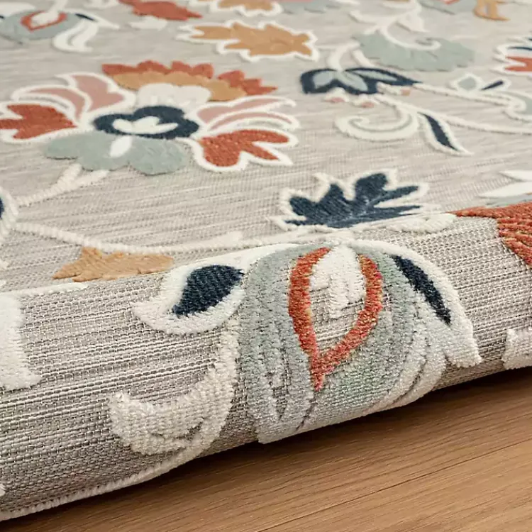 Kirklands Home Mara Floral Blossom Indoor/Outdoor Area Rug, 5x7 Online