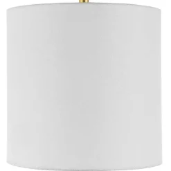 Kirklands Home Marble and Gold Turret Buffet Lamp White Outlet