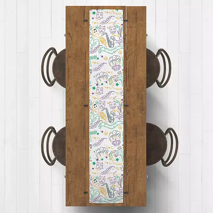 Mardi Gras Decorations>Kirklands Home Mardi Gras Party Table Runner, 90 in.