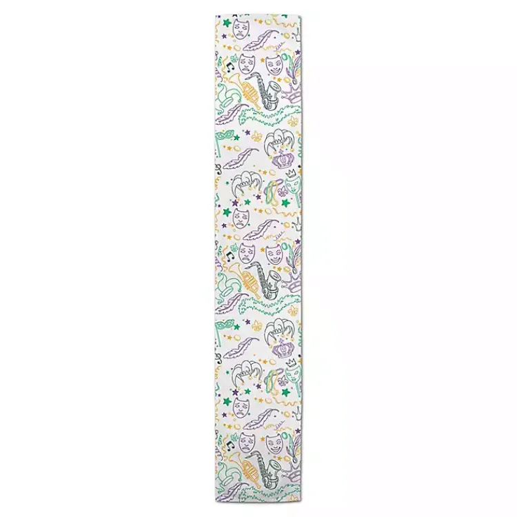 Mardi Gras Decorations>Kirklands Home Mardi Gras Party Table Runner, 90 in.