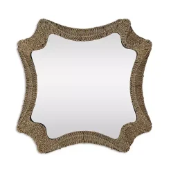 Kirklands Home Marley Natural Woven Rope Wall Mirror Best