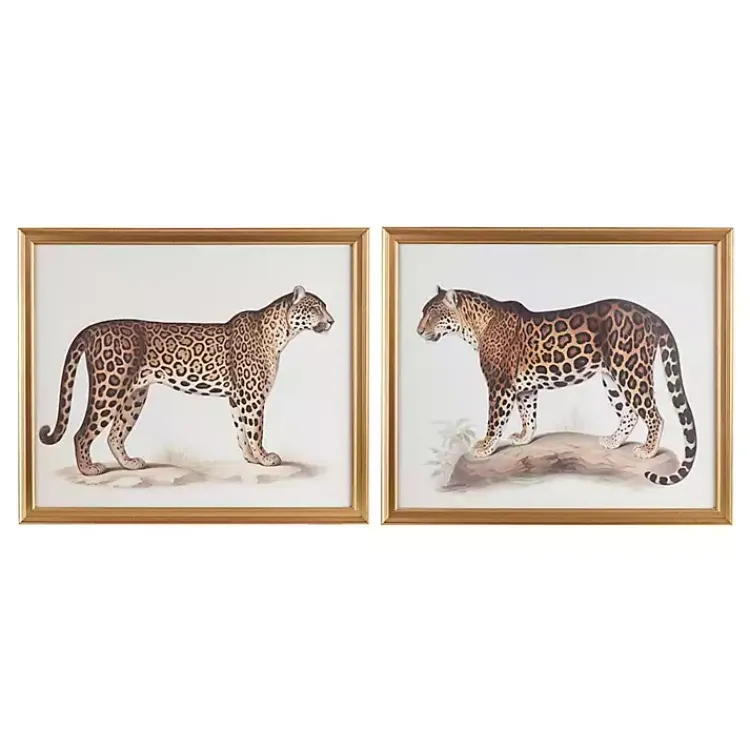Kirklands Home Martha Stewart Cheetahs Framed Wall Art, Set of 2 Sale