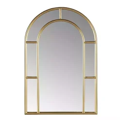 Kirklands Home Martha Stewart Gold Paned Arch Wall Mirror Online