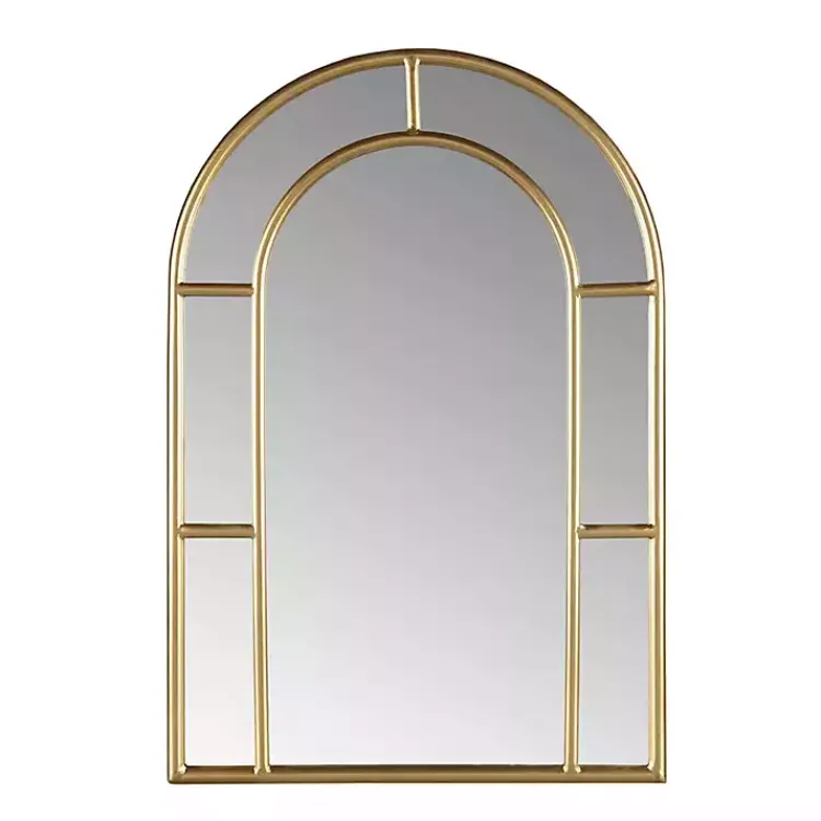 Kirklands Home Martha Stewart Gold Paned Arch Wall Mirror Online